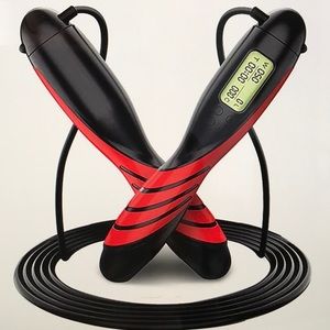 Lustar jump rope for fitness adjustable 1 pound weighted jump rope